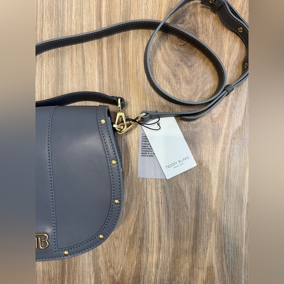 Teddy Blake Gray “The Sara” Crossbody Bag NWT - Picture 6 of 7